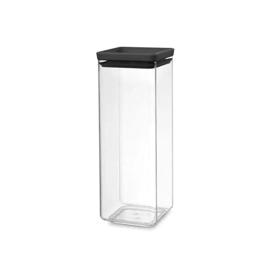 brabantia-plastic-stackable-square-canister-2-5l-dark-grey