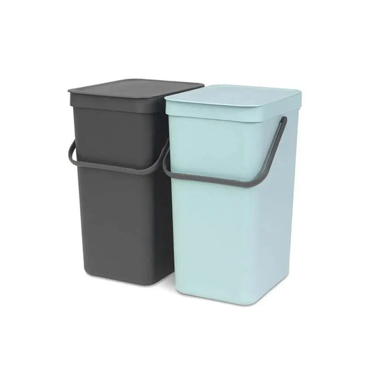 brabantia-sort-go-mint-grey-plastic-bin-2x12l