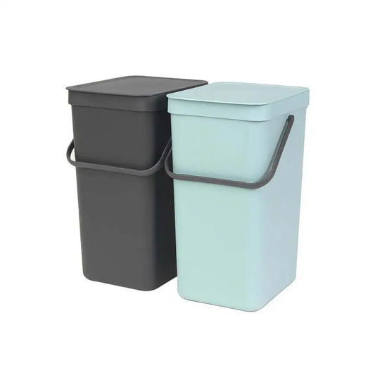 brabantia-sort-go-mint-grey-plastic-bin-2x16l