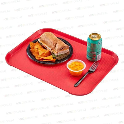 Cambro 1216FF163 Rectangle Serving Tray Red - HorecaStore