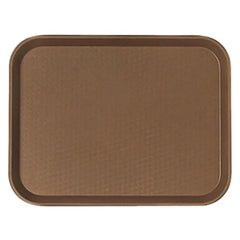 Cambro 1216FF167 Rectangle Serving Tray Brown