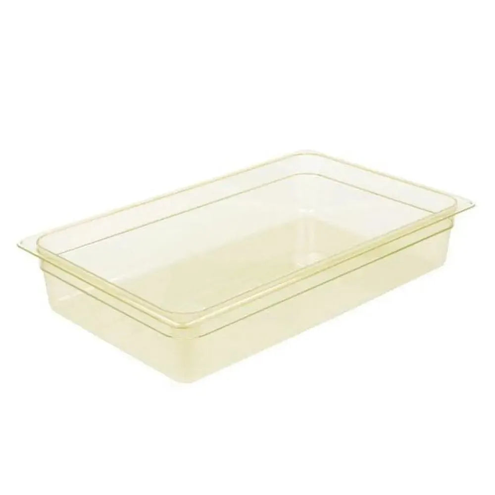 Cambro 14HP150 GN 1/1 Hi-Heat  Food Pan Amber Deep 10cm