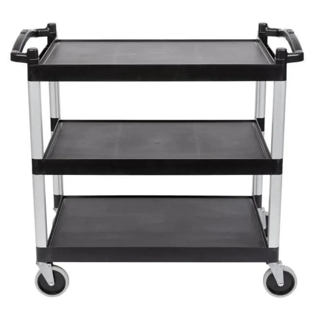 Cambro BC340KD110 Three Shelfs Utility Cart Black 40" Unassembled