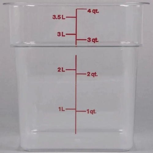 Cambro Camsquares Classis 4SFSCW135 Food Storage Container 3.8L