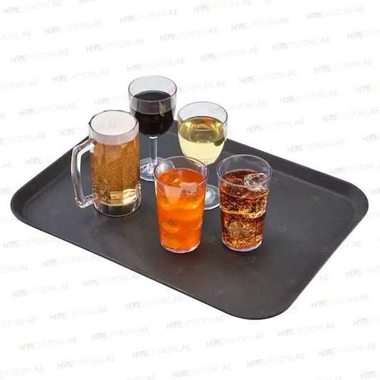 Cambro Camtread 1520CT110 Rectangle Serving Tray Black - HorecaStore