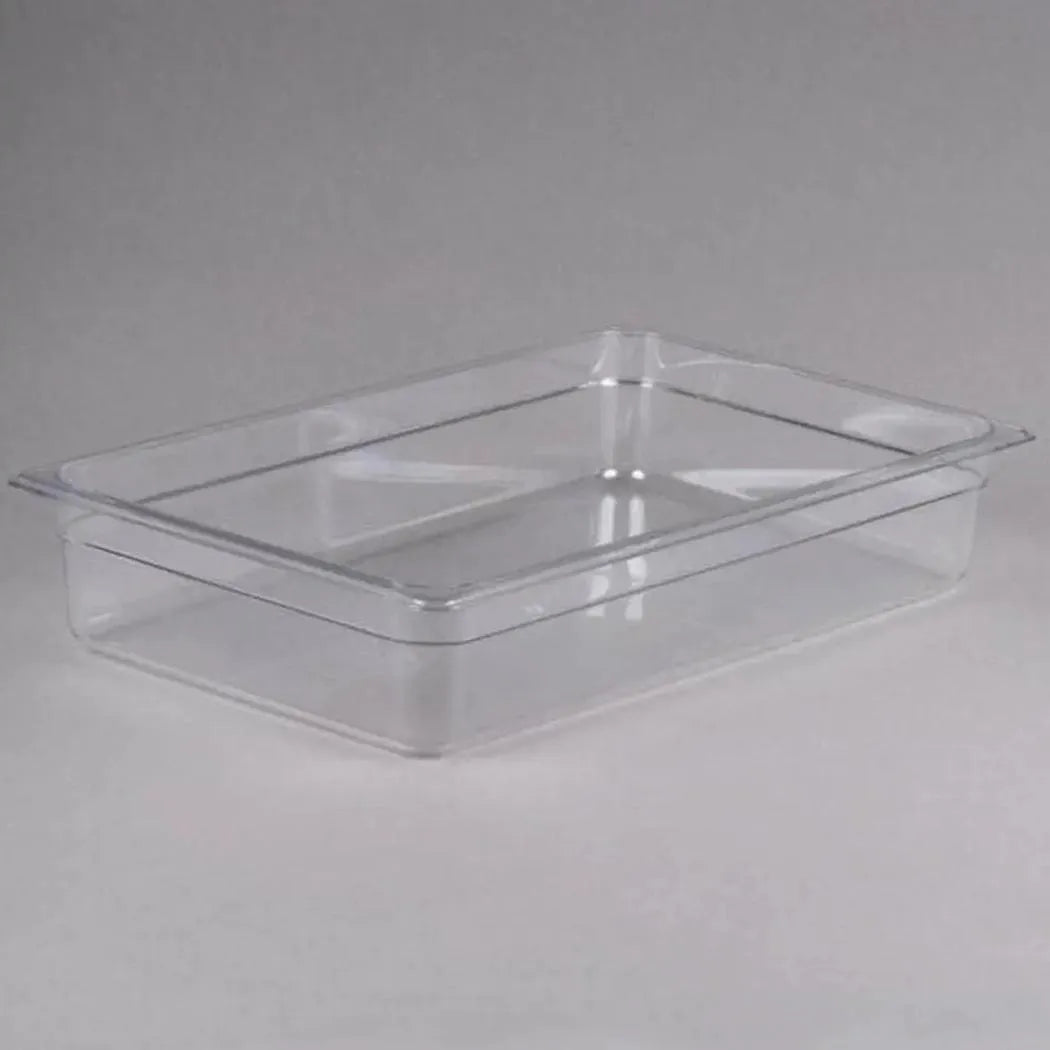 Cambro Camwear 14CW135 GN 1/1 Poly Food Pan Clear Deep 10cm