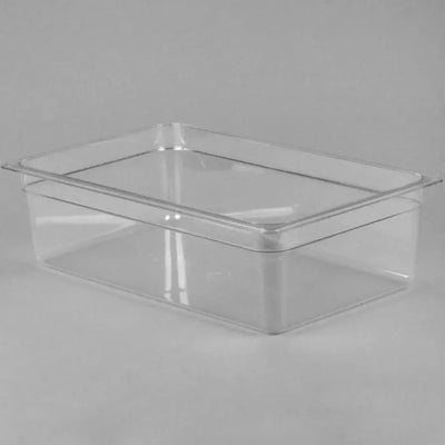 Cambro Camwear 16CW135 GN 1/1 Poly Food Pan Clear Deep 15cm