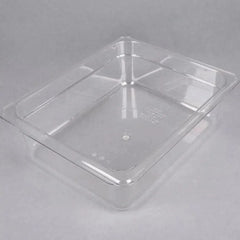 Cambro Camwear 24CW135 GN 1/2 Poly Food Pan Clear Deep 10cm