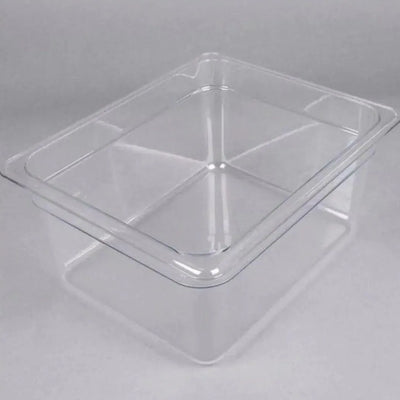 Cambro Camwear 26CW135 GN 1/2 Poly Food Pan Clear Deep 15cm