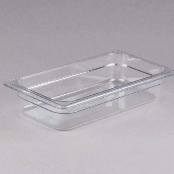 Cambro Camwear 32CW135 GN 1/3 Poly Food Pan Clear Deep 6.5cm