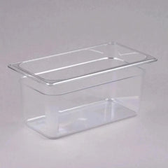 Cambro Camwear 36CW135 GN 1/3 Poly Food Pan Clear Deep 15cm