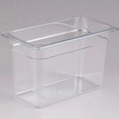 Cambro Camwear 38CW135 GN 1/3 Poly Food Pan Clear Deep 20cm