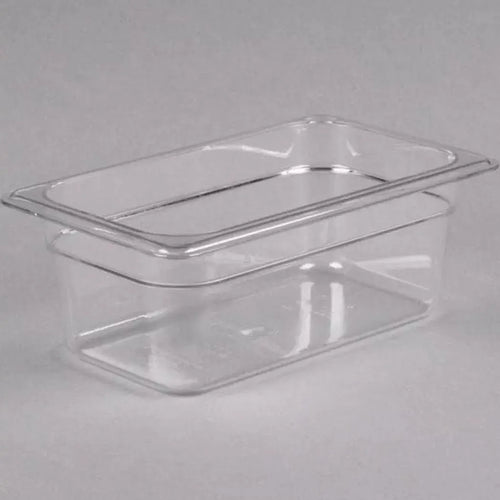 Cambro Camwear 44CW135 GN 1/4 Poly Food Pan Clear Deep 10cm