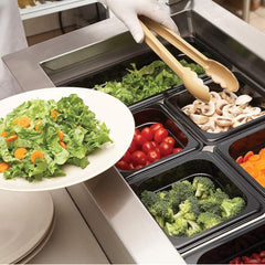 Cambro Camwear 64CW110 Food Pan Black Deep 4"