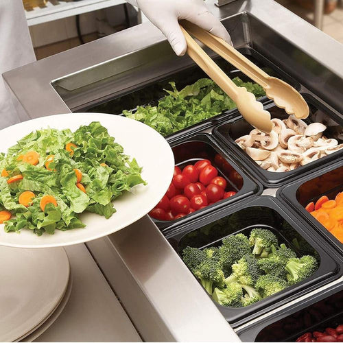 Cambro Camwear 64CW110 Food Pan Black Deep 4