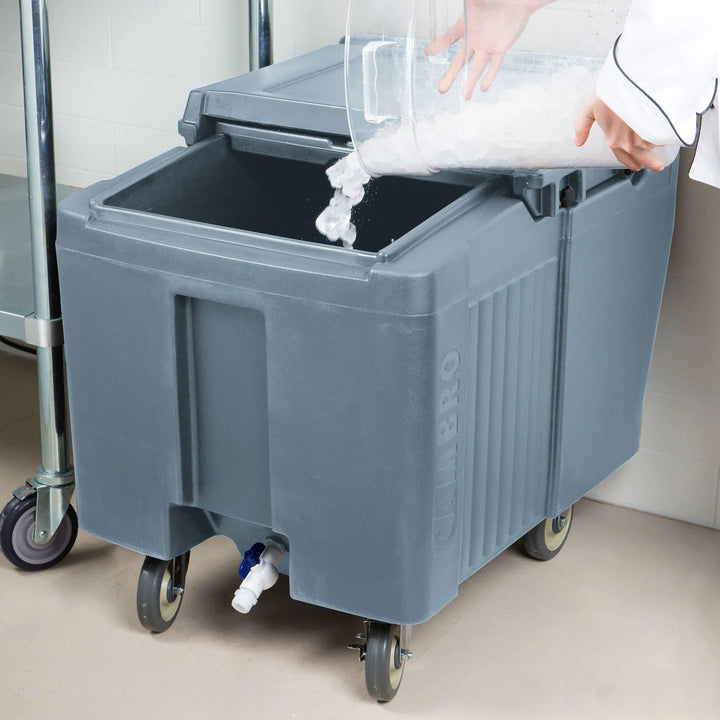 Cambro Slidinglid ICS125L Ice Caddies Slate Blue   HorecaStore