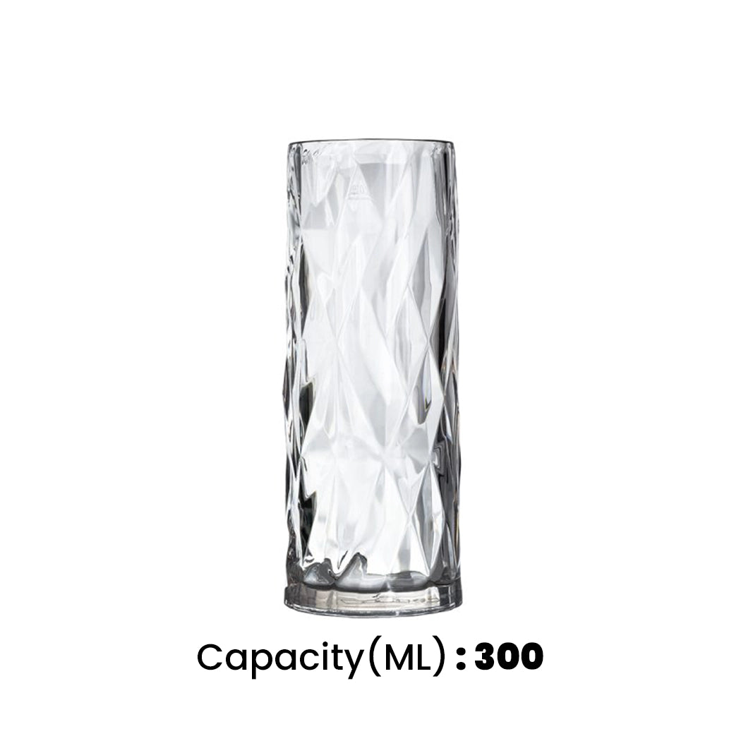 Tribeca Exclusive Prisma Polycarbonate Clear Cocktail Glass 400+ml, BOX QUANTITY 24 PCS