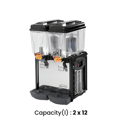 Cofrimell Juice Dispenser, 2 x 12 L, 280 W, 40 x 43 x 67 cm