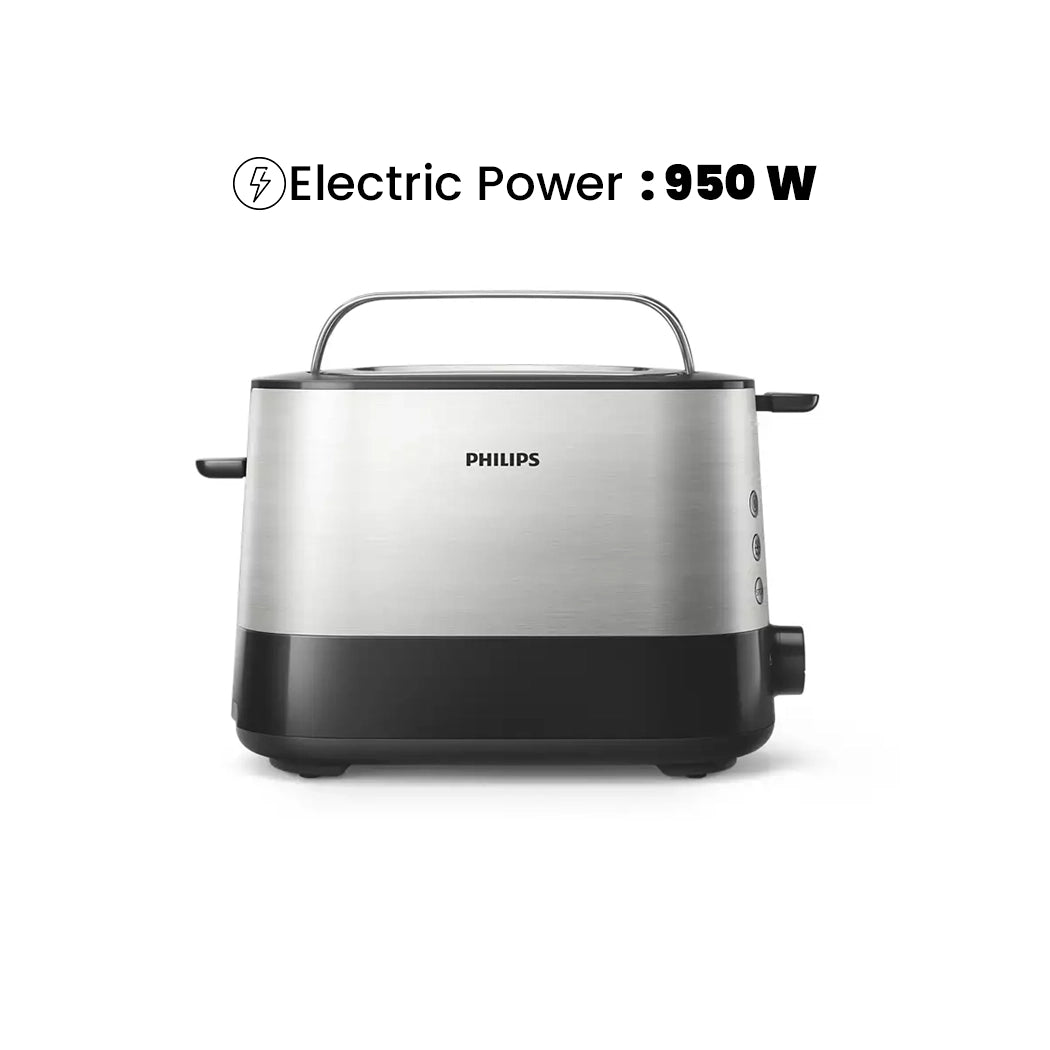 Philips Vivo Toaster, 2 Extra Wide Slots, 950 W