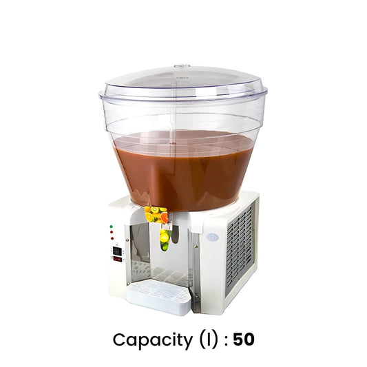 THS Stainless Steel Juice Dispenser, 50 L, 0.38 kW, 50 x 50 x 72 cm