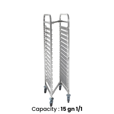 THS Gastronorm GN Pan Trolley, 45 x 65 x 180 cm