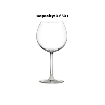 ocean madison burgyndy glass 650 ml