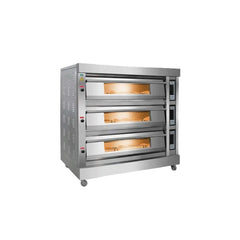 Capinox GDO-36L Tripple Deck Gas Oven 131 x 88 x 156.5 cm Capacity 3 Layers 6 Trays