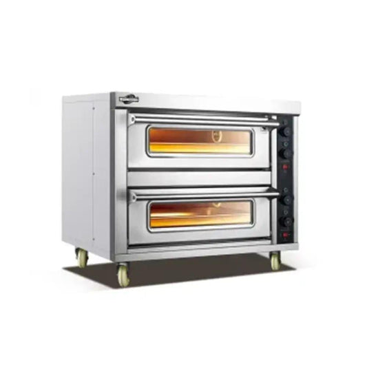 capinox wfc 202d stainless steel electric oven with infrared heating mechanism large scale visual glass 2 layers and 2 trays electric power 8 8 kw 91 5 x 70 x 80 cm