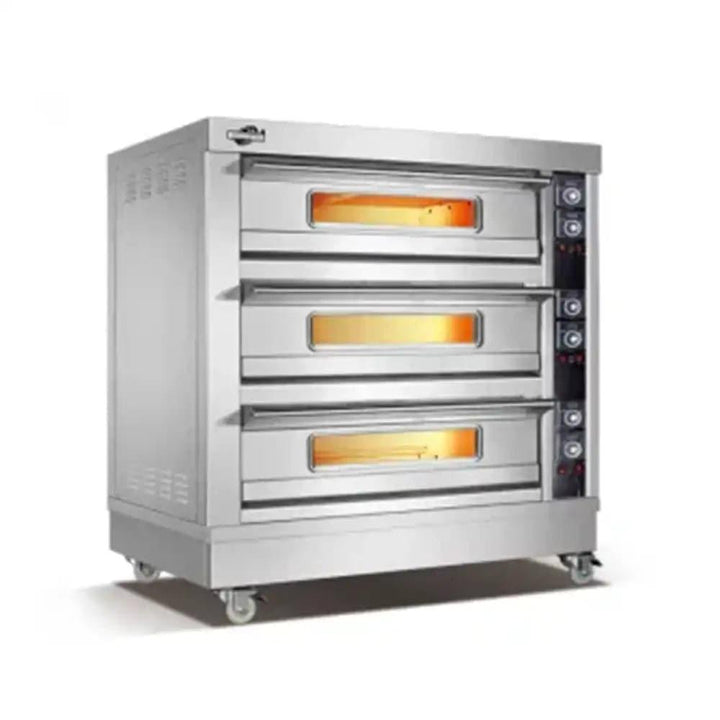 capinox wfc 309d stainless steel electric oven with timer infrared heating mechanism large scale visual glass 3 layers and 9 trays electric power 24 kw 164 x 85 x 165 cm