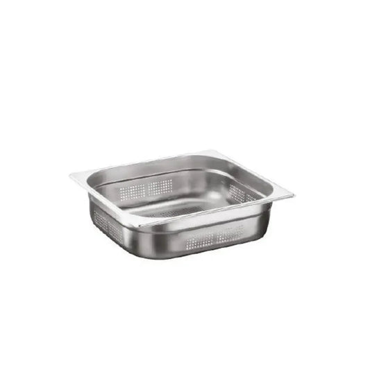 Chef360 USA 18/10 Stainless Steel Perforated GN Pan 2/3 15 cm Deep