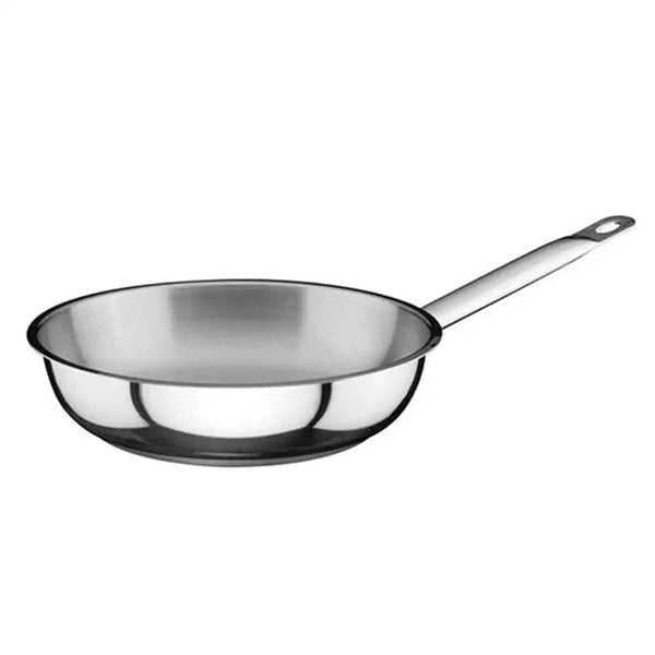 Chef360 USA 58122 Stainless Steel Mirror Finished Fry Pan 24 cm, Induction - HorecaStore