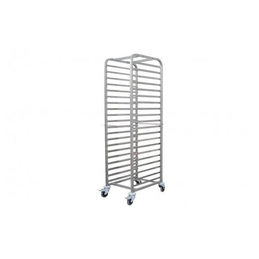 Chef360 USA Stainless Steel GN 1/1 Racking Trolley 17 Levels 38 x 55 x 166 cm