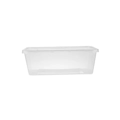 Hotpack Rectangular Clear Microwave Container Without Lid, 17.5 x 11.5 x 5 cm, 650 ml, 500 PCs