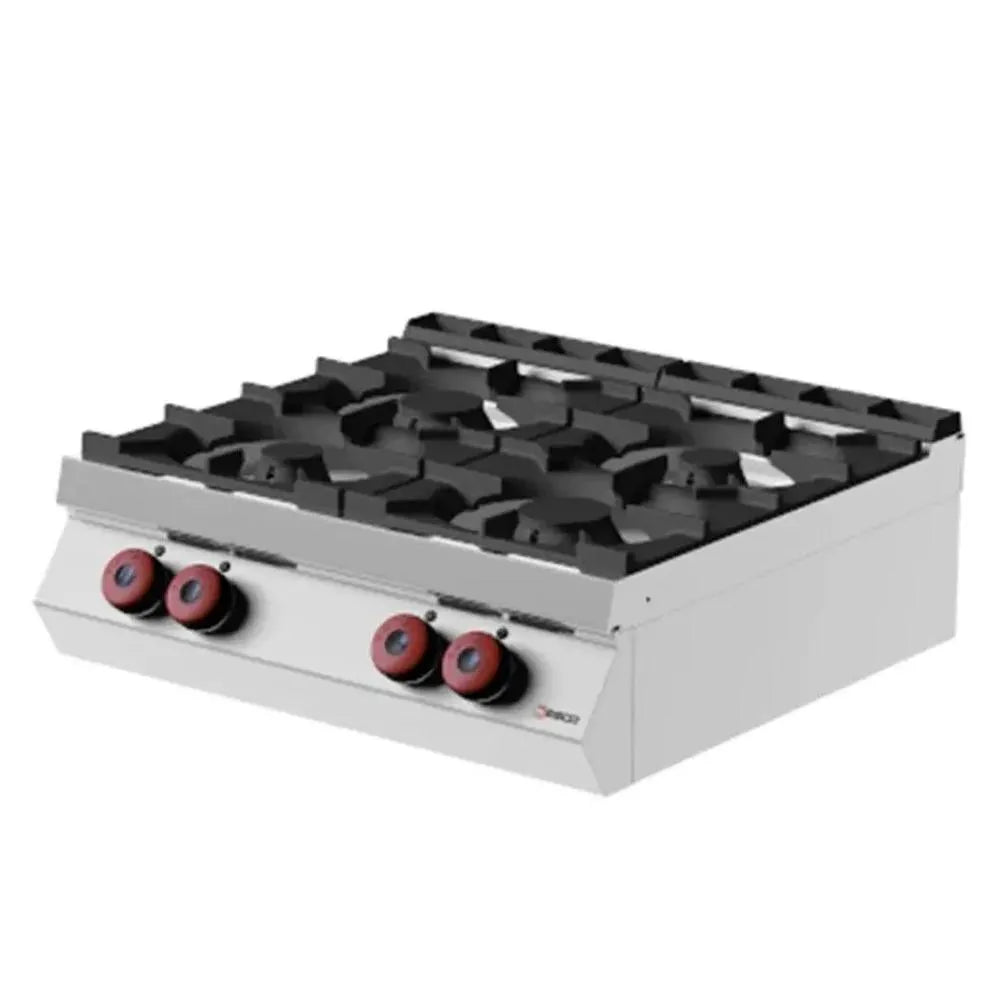 Desco FA072T0 Gas Range 4 Burner, Power 17 kW