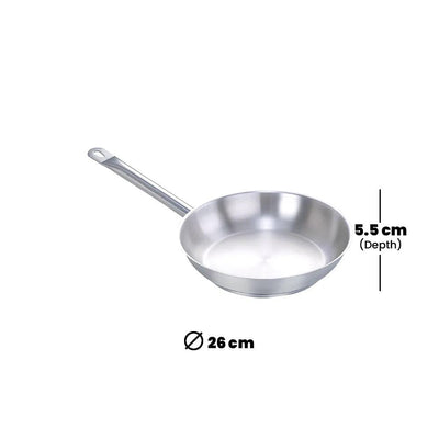 Pradeep Fry Pan Without Lid Ø26cm x 5.5cm - 2.3L - HorecaStore