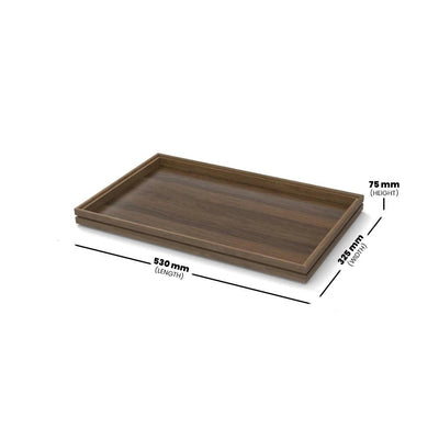 wundermaxx display tray walnut gn 1 1 h75mm