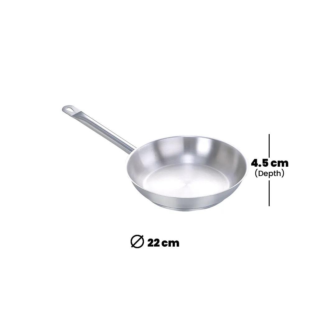 Pradeep Fry Pan Without Lid Ø22cm x 4.5cm - 1.6L - HorecaStore