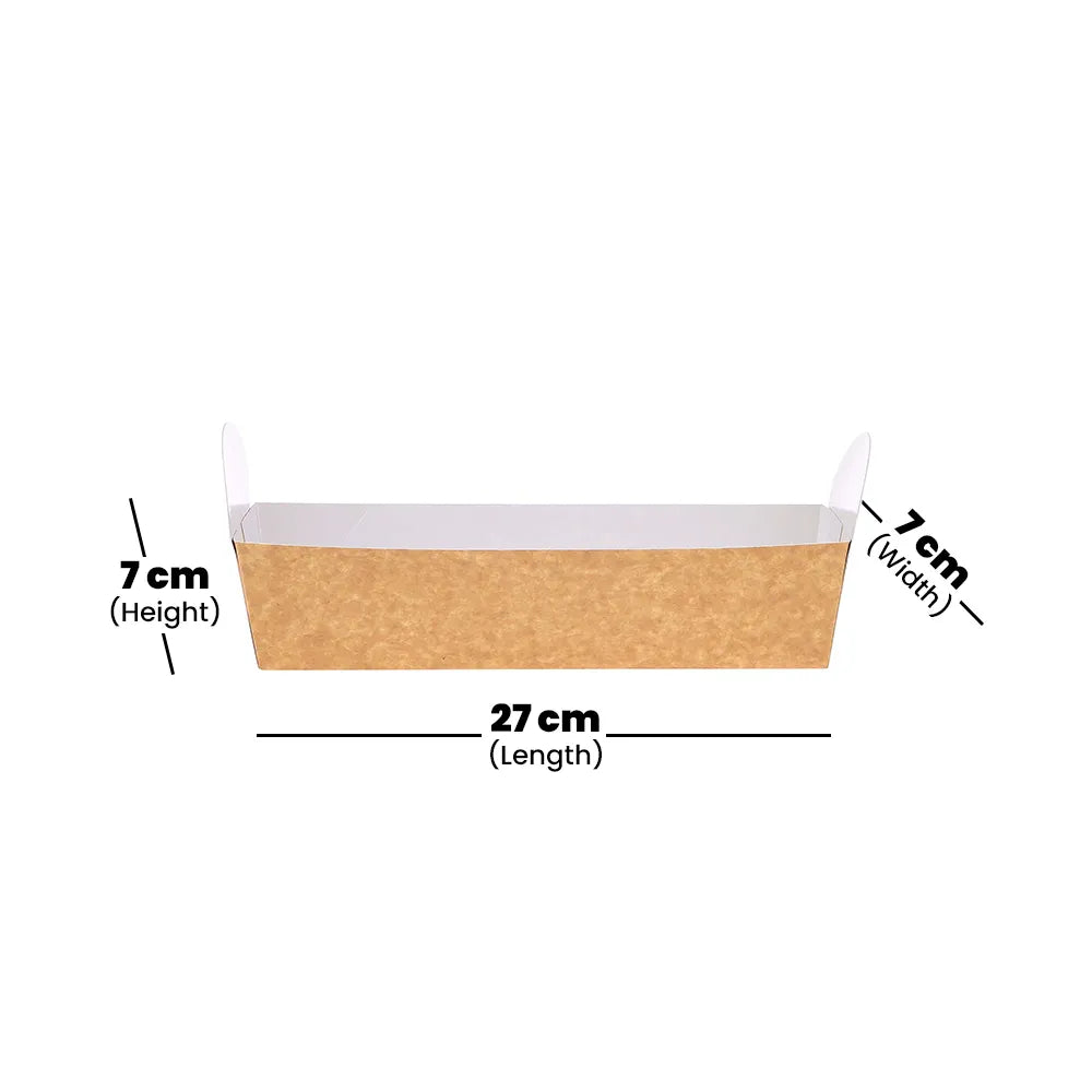 hotpack baguette tray 27 x 7 x 7 cm 250 pcs