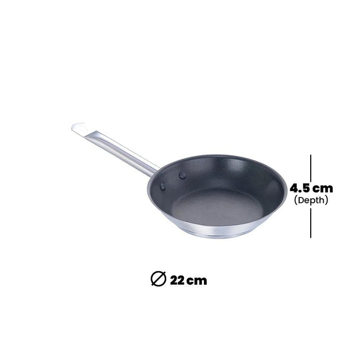 Pradeep Non Stick Coating Frypan Without Lid Ø22 x 4.5cm - 1.6L - HorecaStore