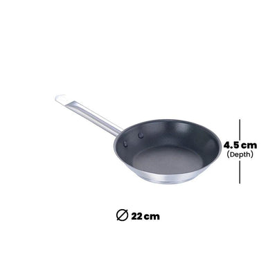 Pradeep Non Stick Coating Frypan Without Lid Ø22 x 4.5cm - 1.6L - HorecaStore