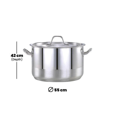 Pradeep Professional Cookpot Ø55 x 42cm - 100L - HorecaStore