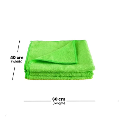 THS CJ5714 Green Microfiber Cloth Diamond Shape 40 x 60cm