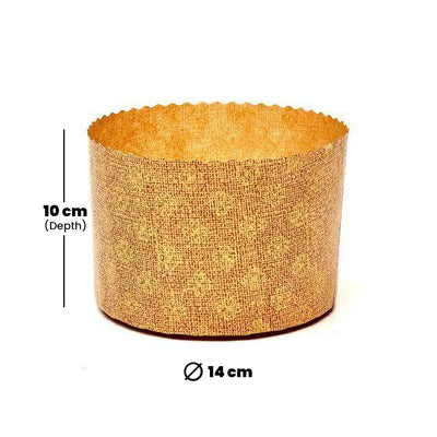 hotpack panettone baking mould 14 x 10 cm 2400 pcs