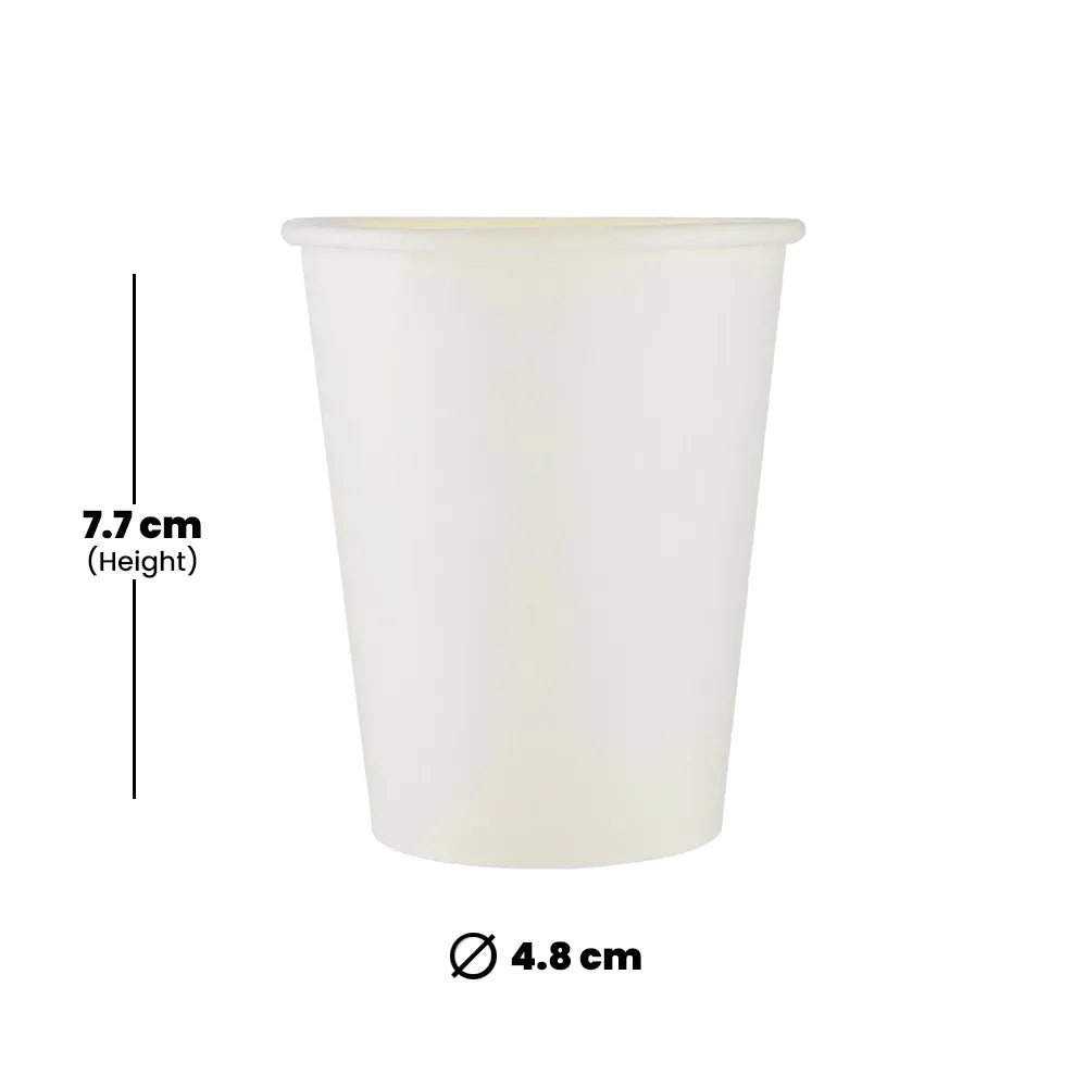 hotpack singie wall white paper cup 193 ml 1000 pcs