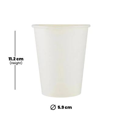 hotpack singie wall white paper cup 355 ml 1000 pcs