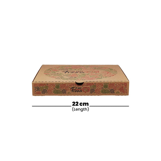 hotpack printed pizza box 22 x 22cm 100 pcs