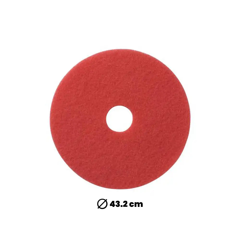 THS AMPAD17 Red Floor Cleaning Pads 43 cm