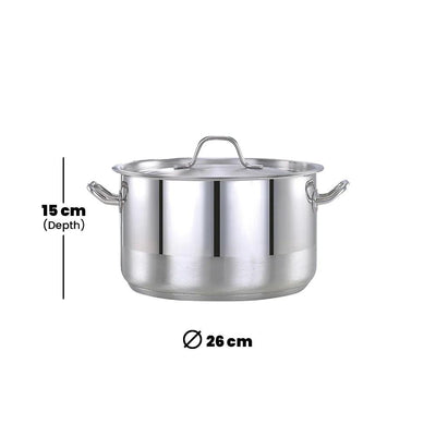 Pradeep Professional Cookpot Ø26 x 15cm - 7.5L - HorecaStore