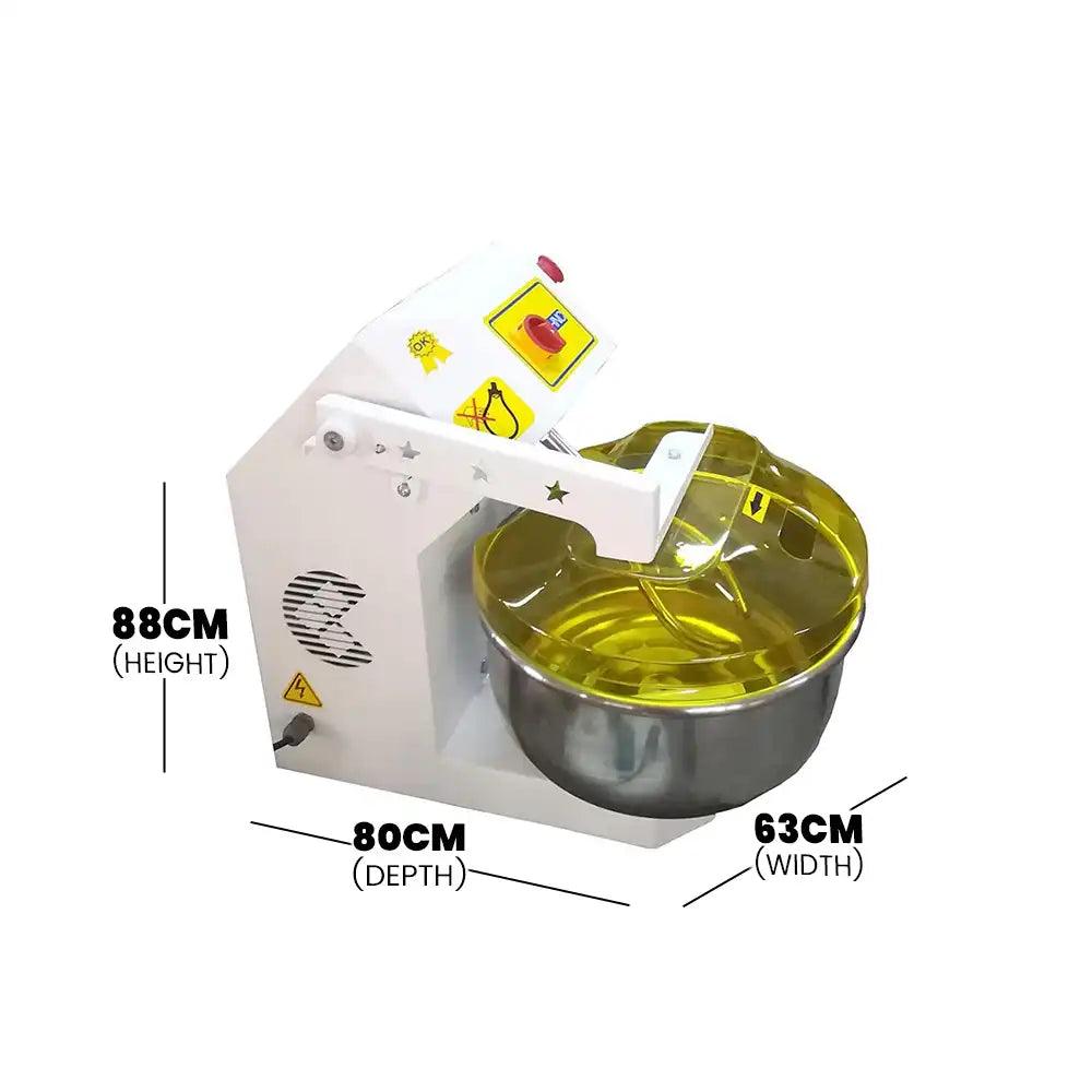 HNC HHY-25M Dough Kneading Machine, Flour Capacity 25 kg 0.55 kW, 88 x 63 x 80 cm - HorecaStore