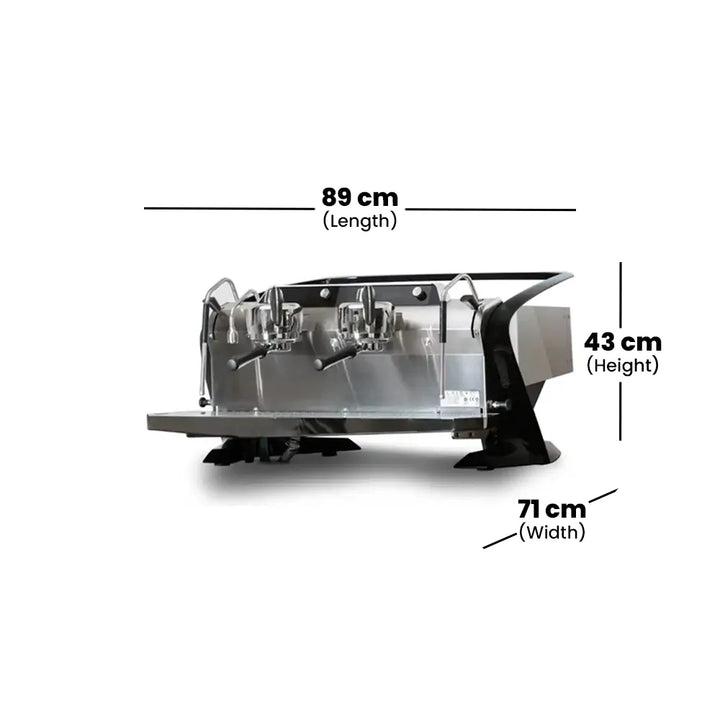 slayer steam lp chrome 2 group espresso machine 4700 5600 w